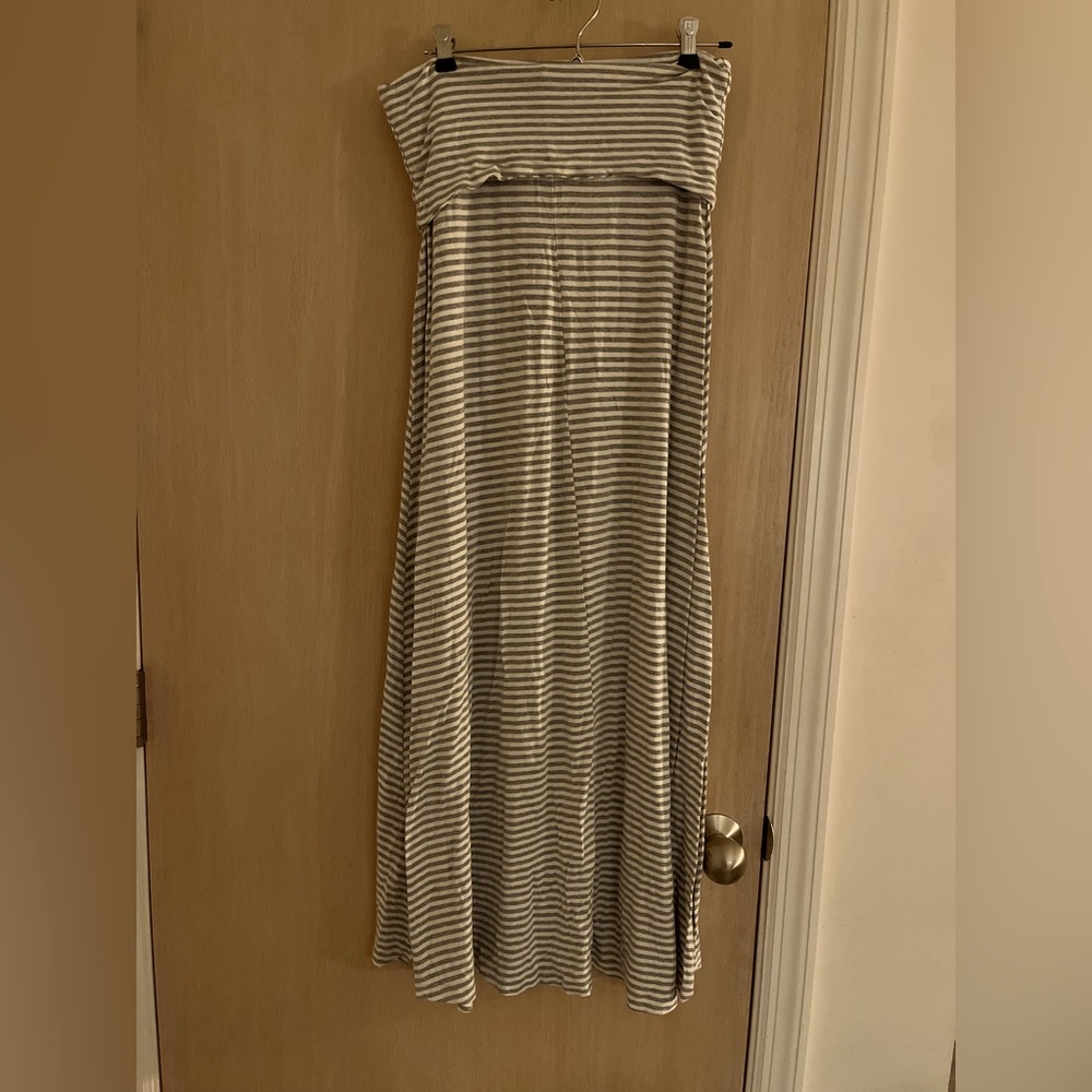 GAP Convertible Striped Maxi Skirt